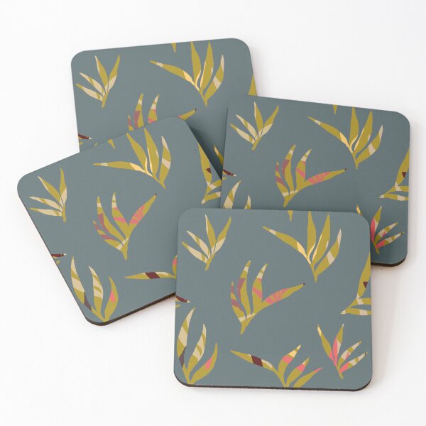 Item preview, modern abstract leaf pattern for a good mood 1 designed and sold by AlessandraWood.
