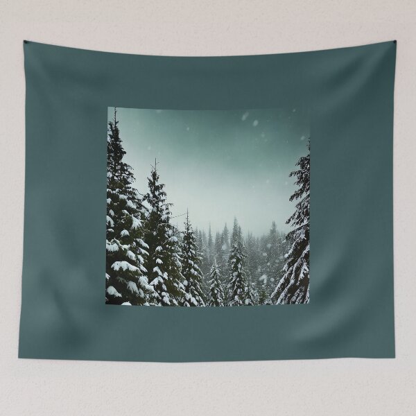 Item preview, Snowing in the Woods designed and sold by FamiliarPufferfish.