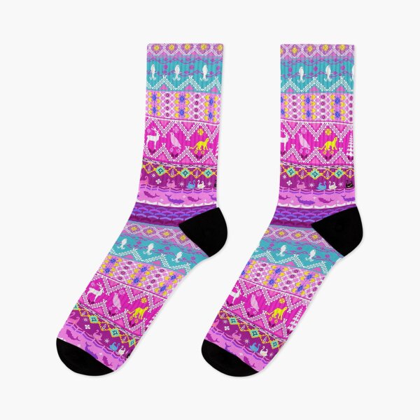 Item preview, Cross stitch, ethnic pattern, Pixel Seamless Vector, various animal patterns. designed and sold by Chattakan.