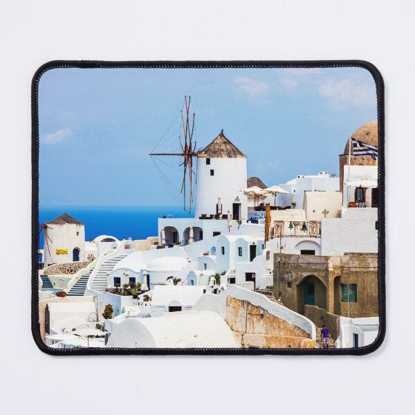 Item preview, Oia, Santorini Windmills designed and sold by Paul Thompson Photography.