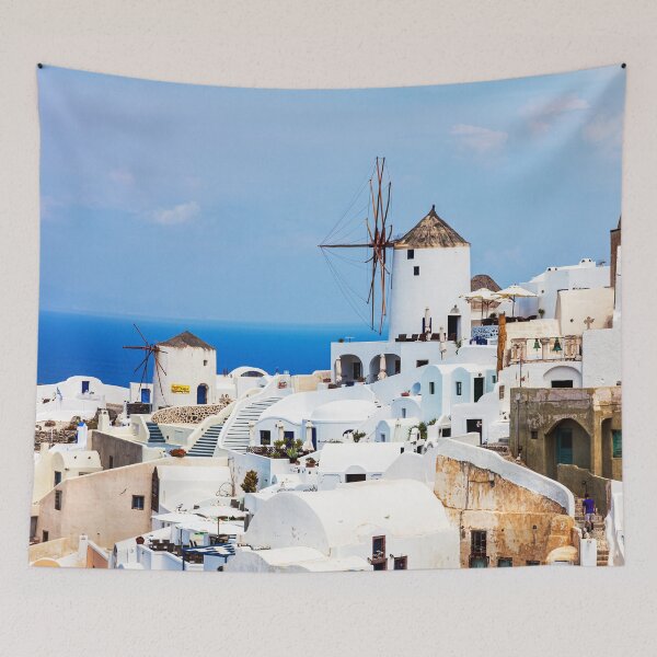 Item preview, Oia, Santorini Windmills designed and sold by Paul Thompson Photography.