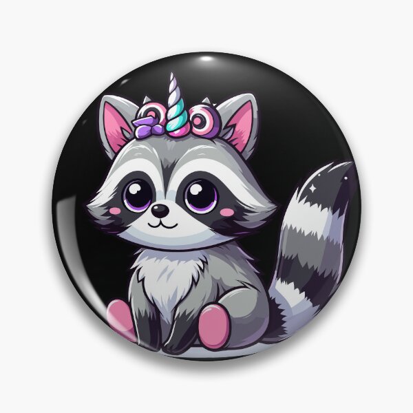 Item preview, Raccoon Unicorn - Raccoonicorn designed and sold by Kawaii-n-Spice.