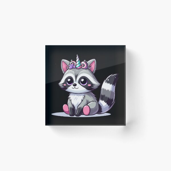 Item preview, Raccoon Unicorn - Raccoonicorn designed and sold by Kawaii-n-Spice.