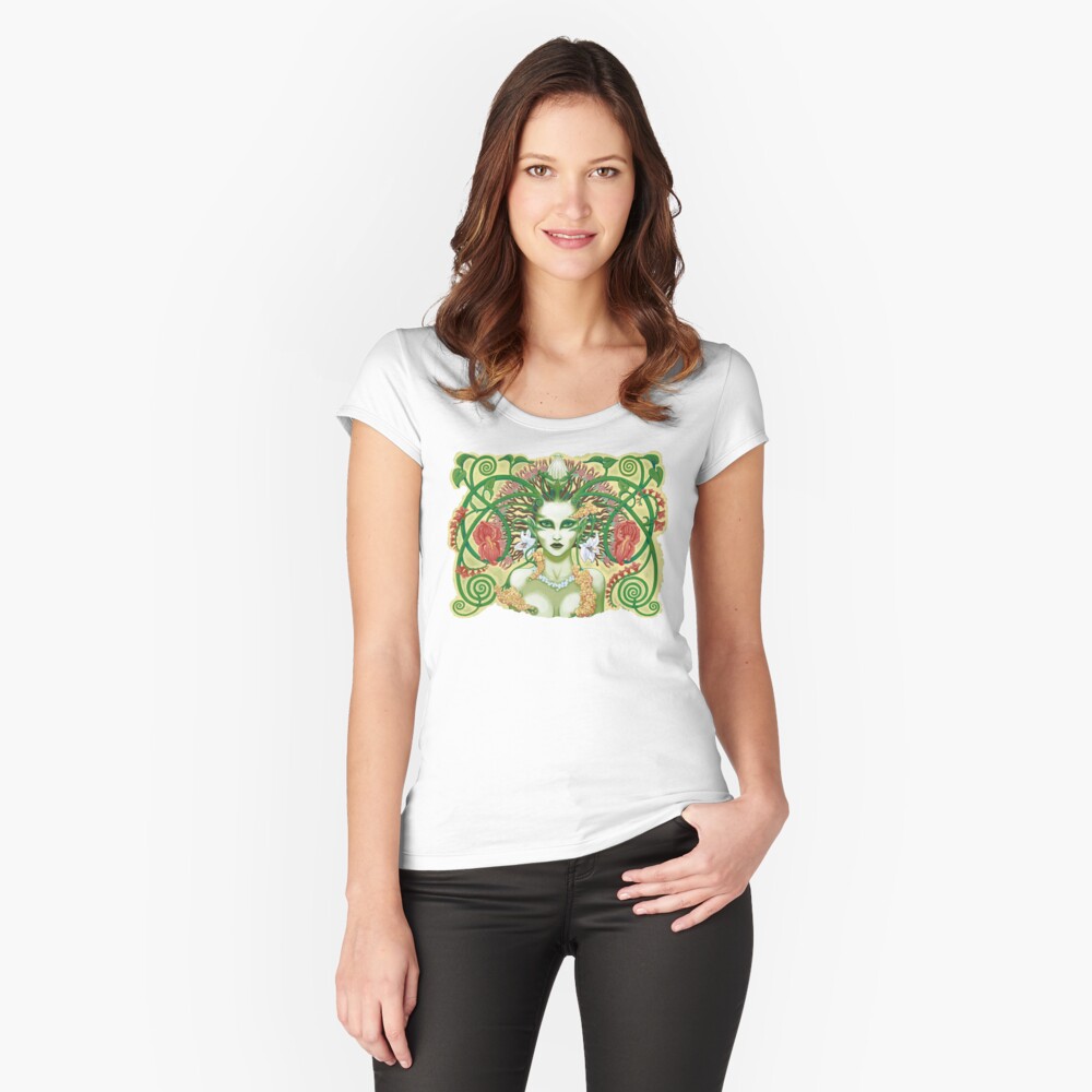 Item preview, Fitted Scoop T-Shirt designed and sold by CaryadArtwork.