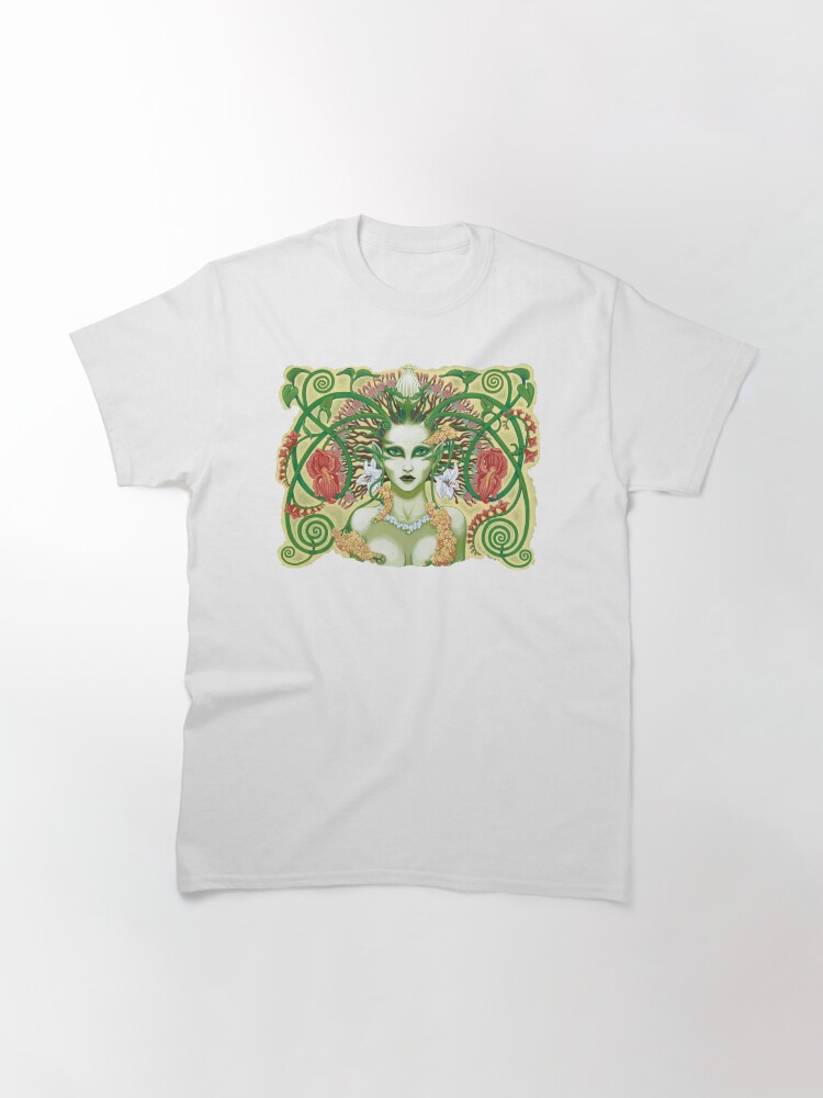 Thumbnail 3 of 7, Classic T-Shirt, Flower Elemental / Nature Spirit designed and sold by CaryadArtwork.