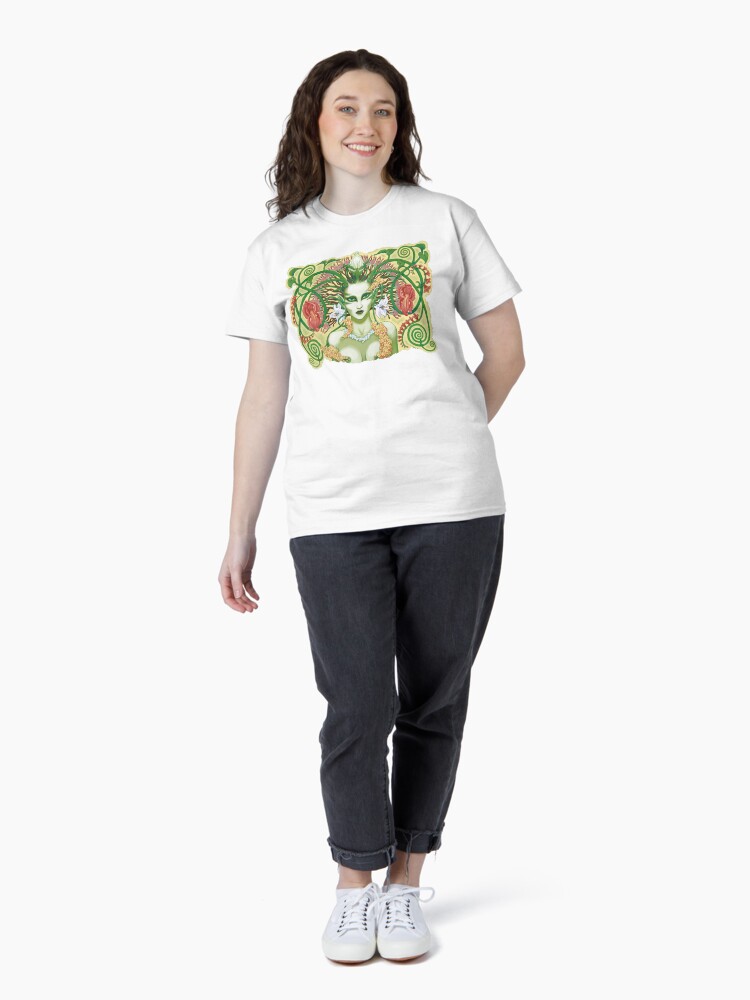 Thumbnail 4 of 7, Classic T-Shirt, Flower Elemental / Nature Spirit designed and sold by CaryadArtwork.