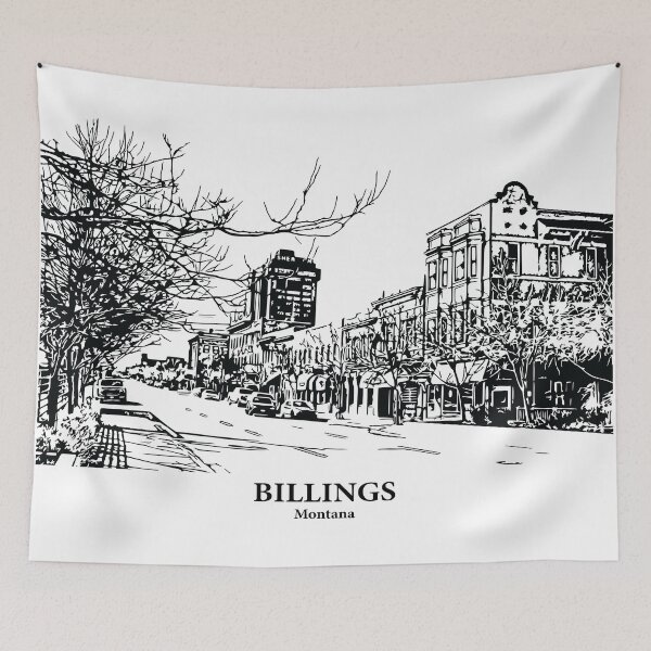 Item preview, Billings - Montana designed and sold by Lakeric Cityscapes.