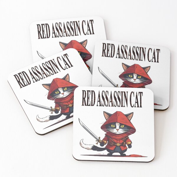 Item preview, Red Assassin Cat designed and sold by Cat Prince.