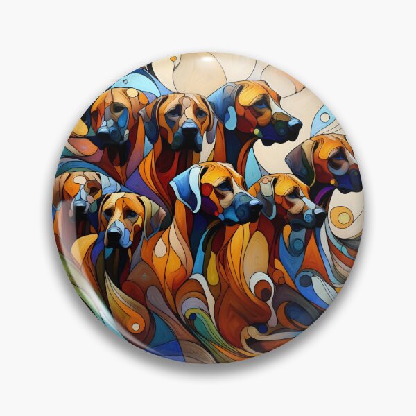 Artikelvorschau, Abstract Expressionism: Canine Canvas entworfen und verkauft von PawspectCreate.