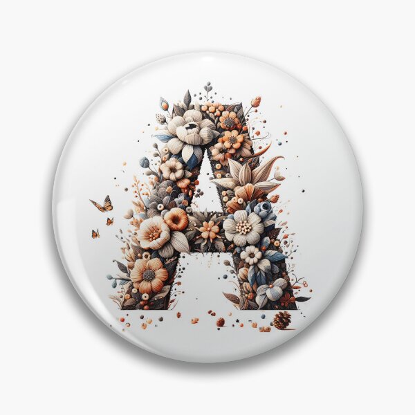 Item preview, Letter “A” containing flowers designed and sold by yeekazar.