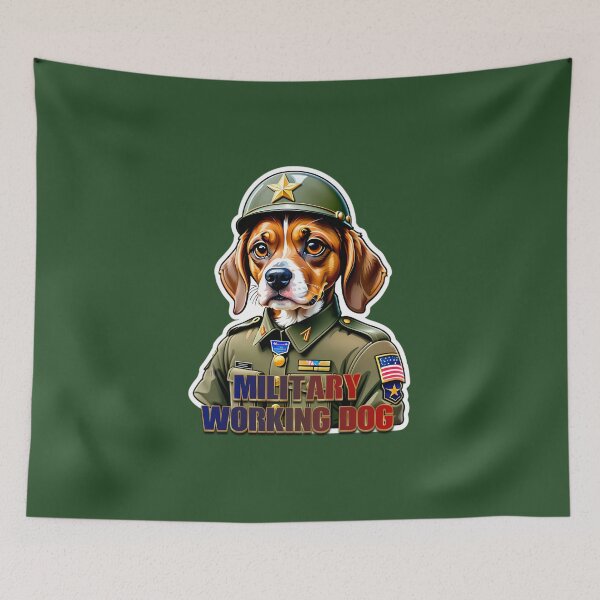Item preview, USA Military Working Dog K9 Unit designed and sold by TheArtOfPat.