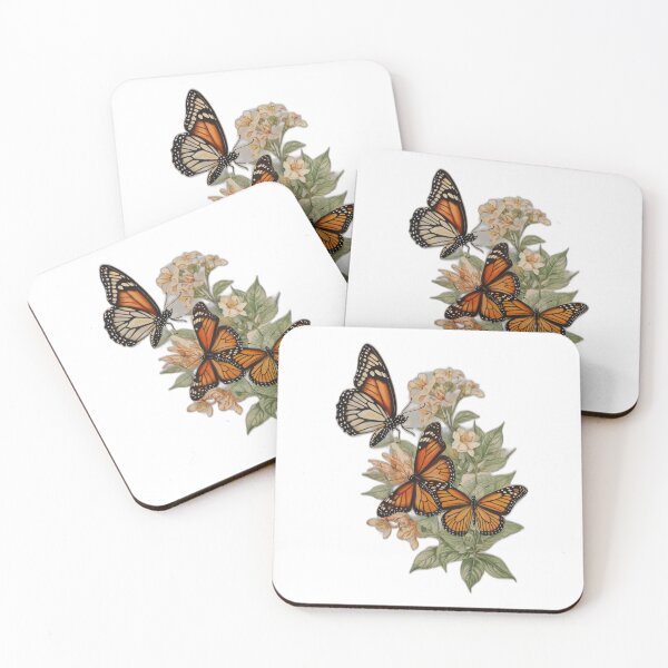 Item preview,  Lifelike Butterflies Dance on a Hand-Printed Masterpiece designed and sold by artistmagicshop.