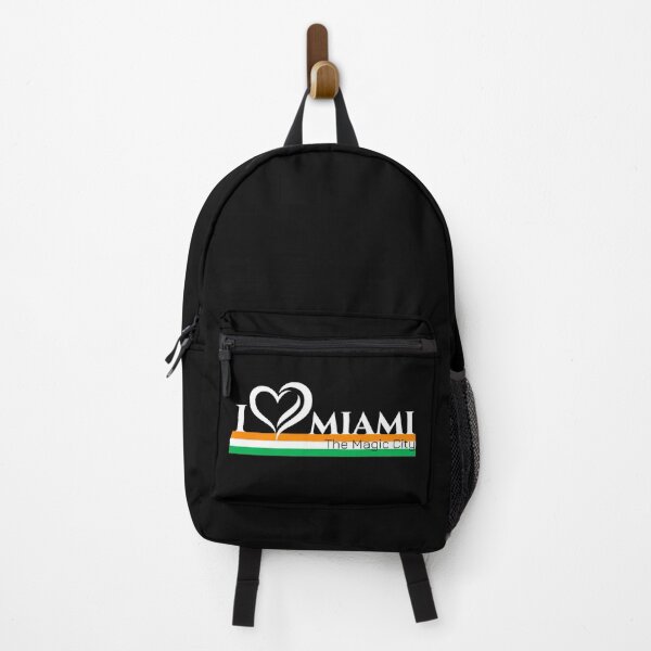 Item preview, Miami Flag Stripes with I Love Miami designed and sold by patriotwardrobe.
