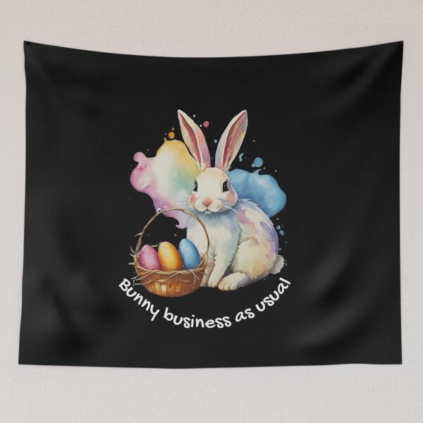 Item preview, Happy Easter, Bunny designed and sold by DrakeIreland.