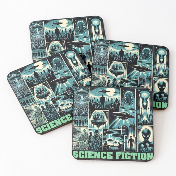Item preview, Madd Fictional Sci-Fi Marathon Collage designed and sold by MaddFictional.