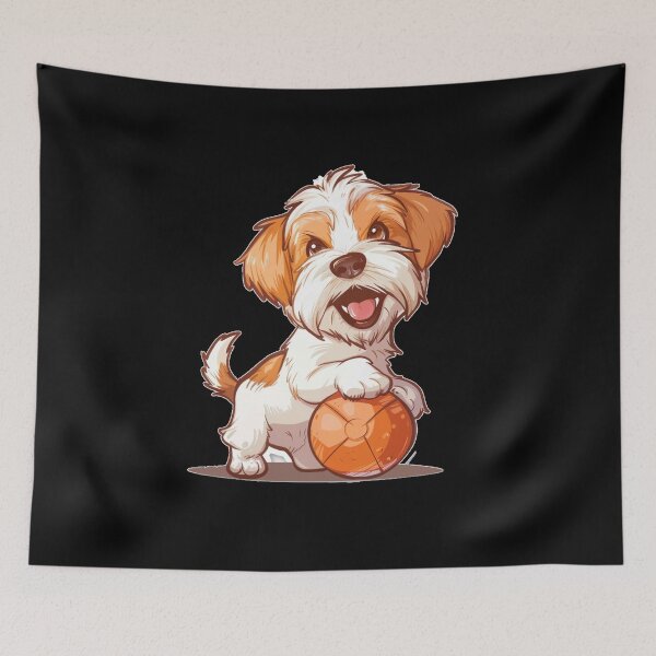 Item preview, Cute dog with ball designed and sold by SmileshareShop.