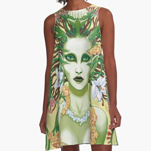 Item preview, Flower Elemental / Nature Spirit designed and sold by CaryadArtwork.