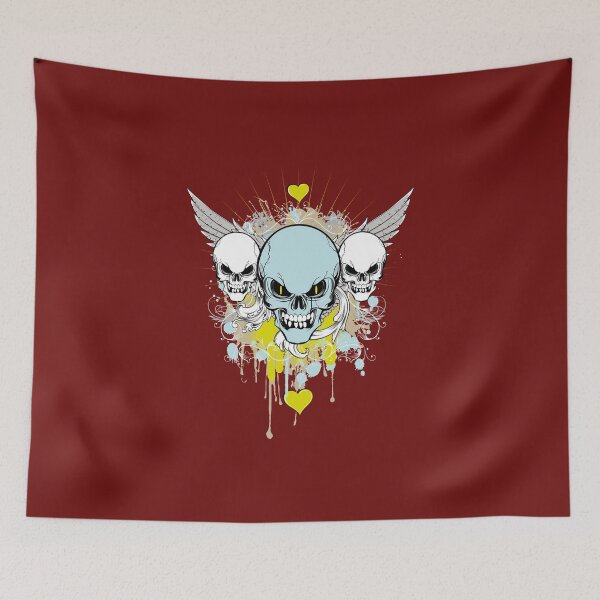 Item preview, Skull skeleton skeleton halloween heart metal designed and sold by Helen-Storm.