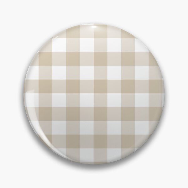 Item preview, Vichy check light brown and white designed and sold by colorofmagic.