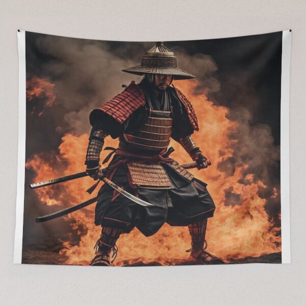 Item preview, Samurai Warrior a Japanese Warrior with Katana designed and sold by andrew758.