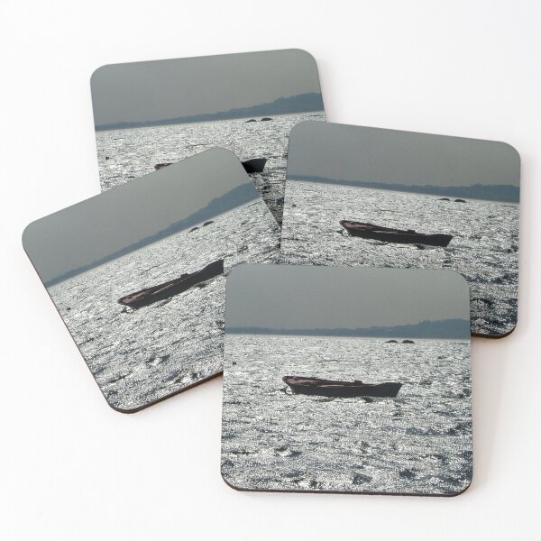 Item preview, Boat in a gray ocean, Pontevedra designed and sold by Luis J. de la Fuente.