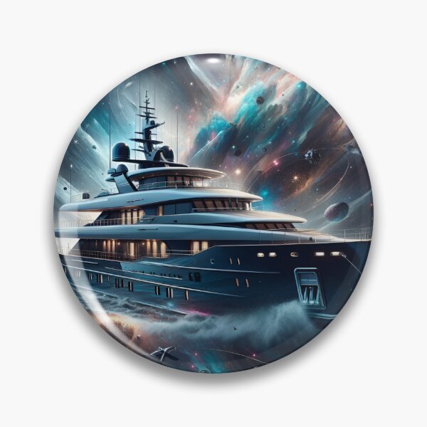 Item preview, Navy Yacht Celestial Voyage Dynamic Atmosphere designed and sold by ByDigitalDream.