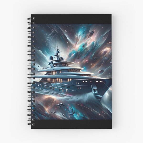 Item preview, Navy Yacht Celestial Voyage Dynamic Atmosphere designed and sold by ByDigitalDream.