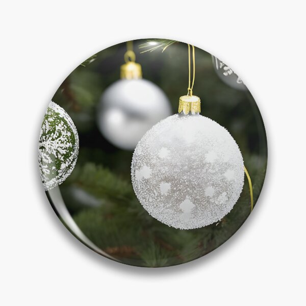 Item preview, White Christmas Ornaments designed and sold by FamiliarPufferfish.