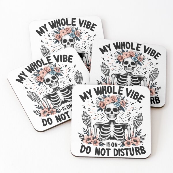 Item preview, "Do Not Disturb" Funny Skeleton designed and sold by FlawlessSeams.