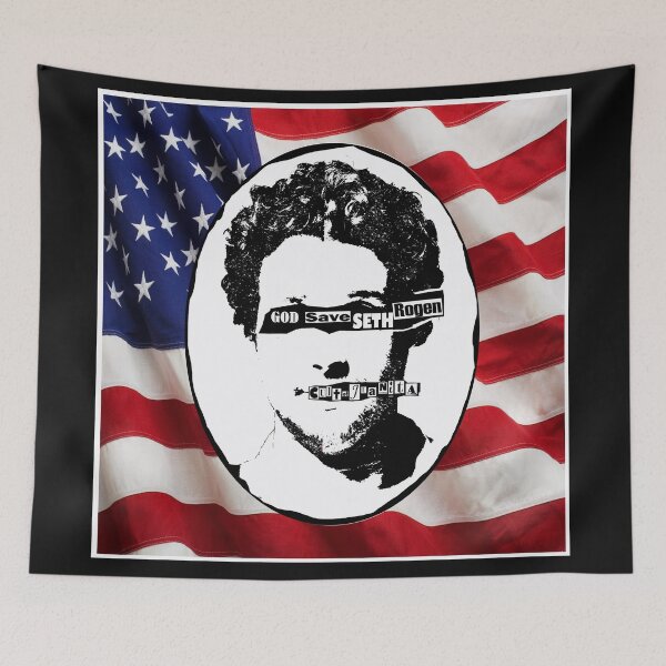 Item preview, God Save Seth Rogen Sex Pistols Parody design designed and sold by barefootmk.