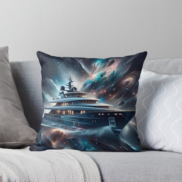 Item preview, Navy Yacht: Leisurely Aristocratic Digital Art designed and sold by ByDigitalDream.