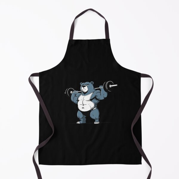 Item preview, Bear weightlifter designed and sold by Amzg-Designs.