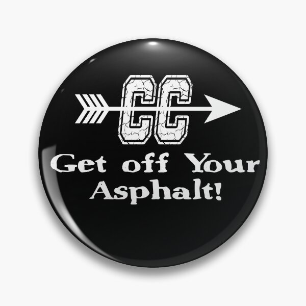Artikelvorschau, Cross Country: Get Off Your Asphalt (Weiß) entworfen und verkauft von Christopher DeYoe Art.