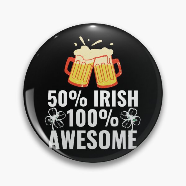 Item preview, 50% Irish 100% Awesome New designed and sold by Design-Maniya.