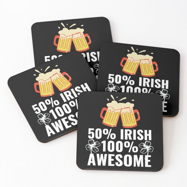 Item preview, 50% Irish 100% Awesome New designed and sold by Design-Maniya.
