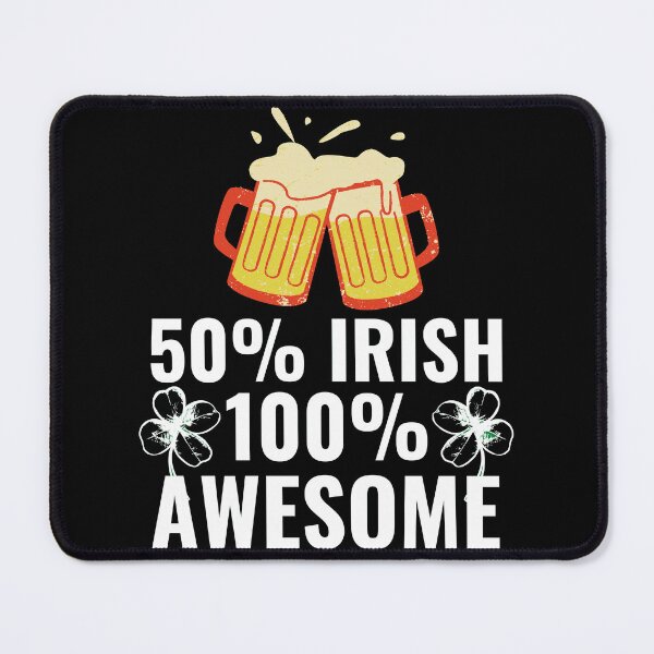 Item preview, 50% Irish 100% Awesome New designed and sold by Design-Maniya.
