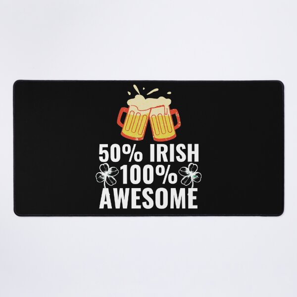 Item preview, 50% Irish 100% Awesome New designed and sold by Design-Maniya.