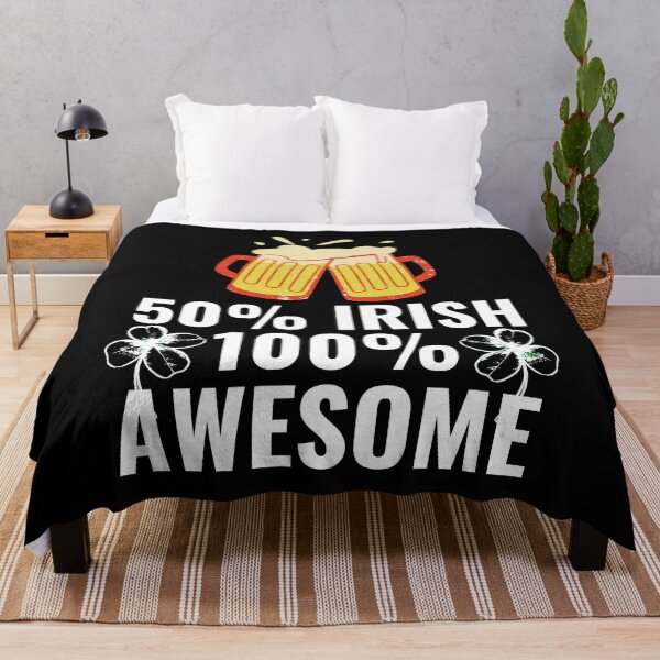 Item preview, 50% Irish 100% Awesome New designed and sold by Design-Maniya.