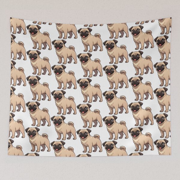 Item preview, Cute Pug designed and sold by PowesomePets.