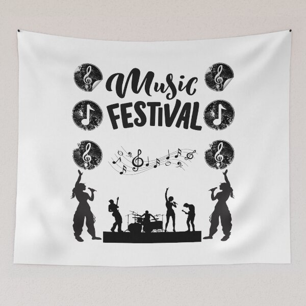 Item preview, Musical Melodies Festival Desing designed and sold by Soundness34.