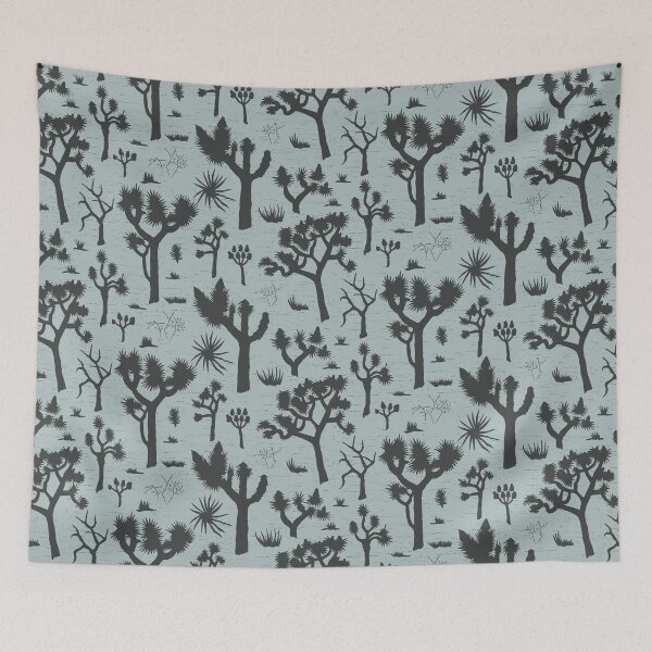 Item preview,  joshua trees black on light gray designed and sold by colorofmagic.