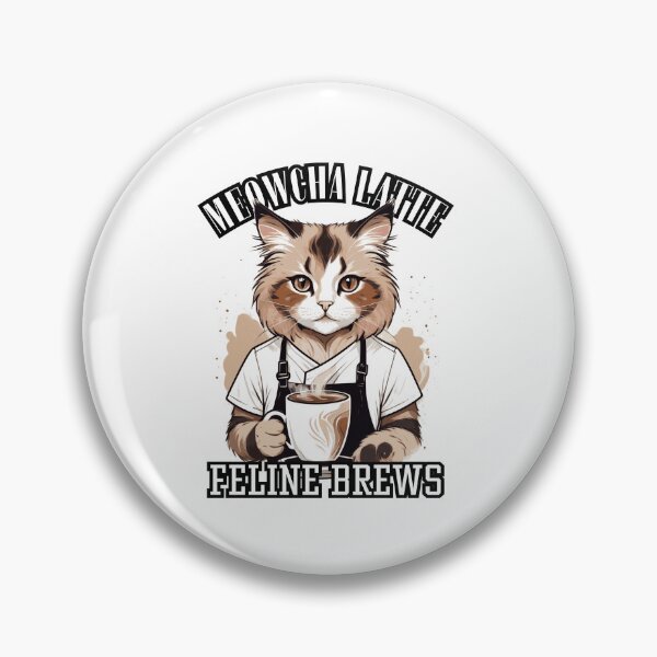 Item preview, Meowcha latte and Feline Brews designed and sold by KaiLabsArt.