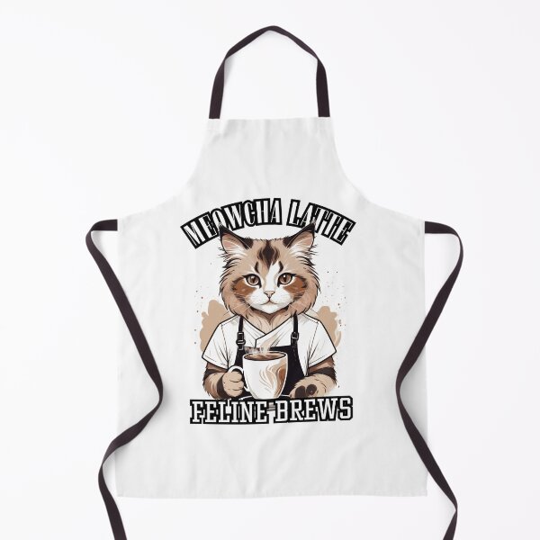 Item preview, Meowcha latte and Feline Brews designed and sold by KaiLabsArt.