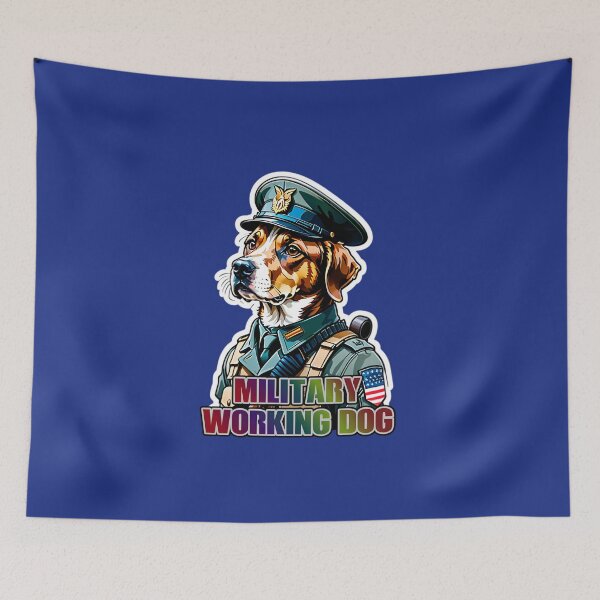 Item preview, USA Military Working Dog K9 Unit designed and sold by TheArtOfPat.