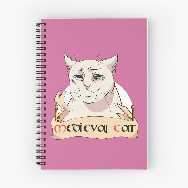 Item preview, Medieval cat (sadness) designed and sold by Puurrfectly.