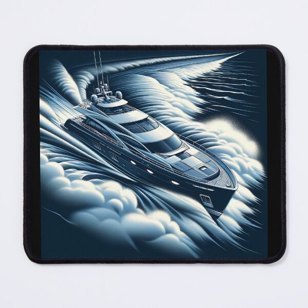 Item preview, Navy Speed: Dynamic Yacht in Travel designed and sold by ByDigitalDream.