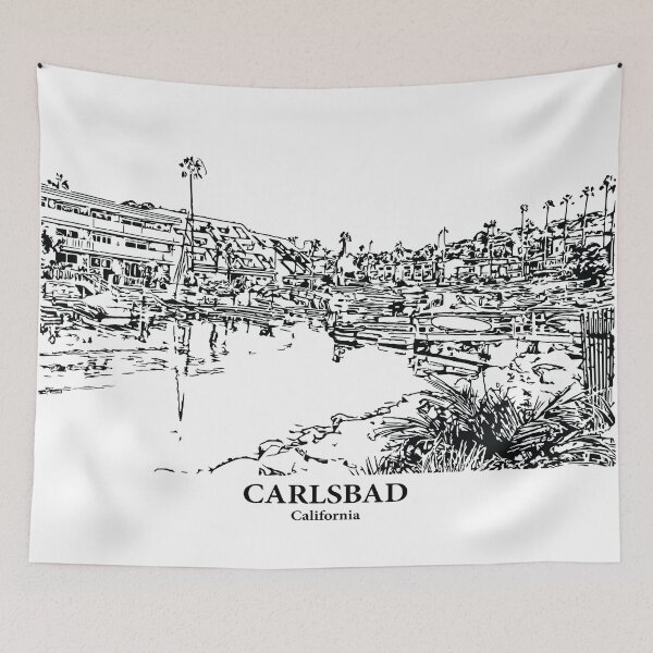 Item preview, Carlsbad - California designed and sold by Lakeric Cityscapes.