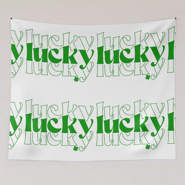 Aperçu de l'œuvre Lucky Lucky Lucky, Shamrock Lucky, Saint Patrick créée et vendue par BotunPeony.
