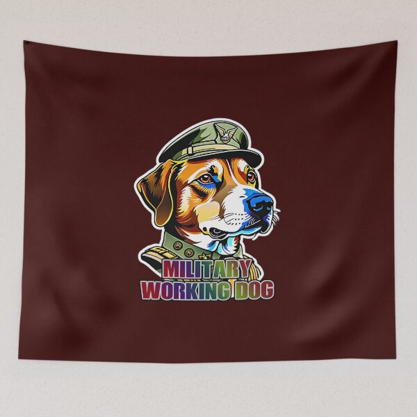 Item preview, USA Military Working Dog K9 Unit designed and sold by TheArtOfPat.