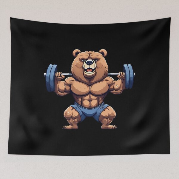 Item preview, Fitness Bear designed and sold by Amzg-Designs.